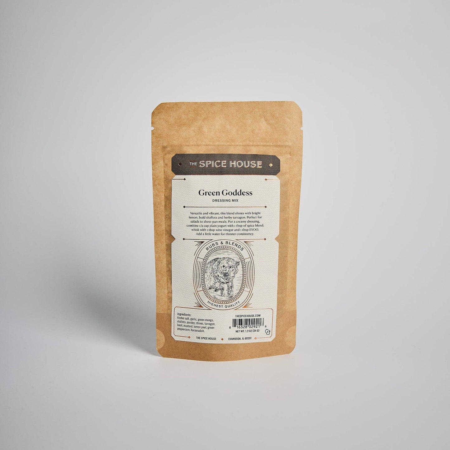 Green Goddess Dressing Mix: Flatpack