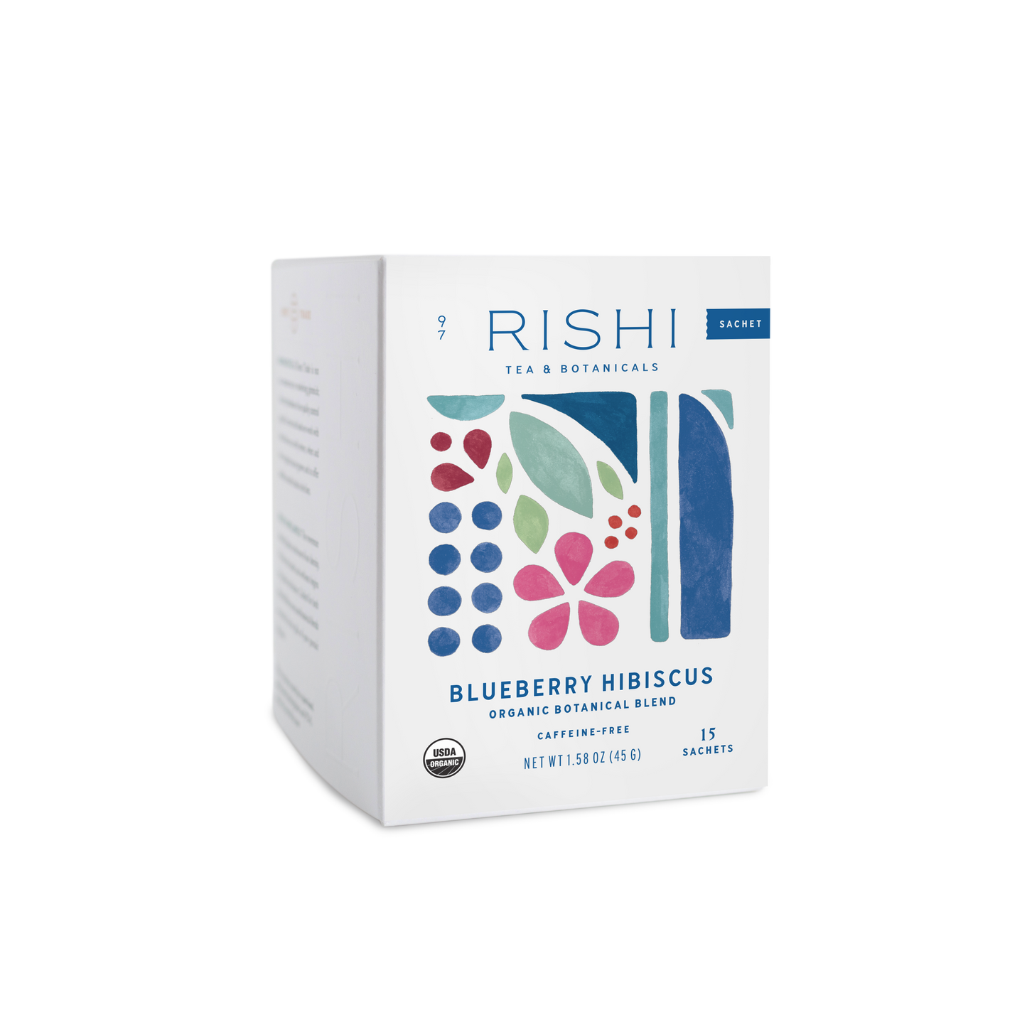 Blueberry Hibiscus Organic Herbal Tea Sachets