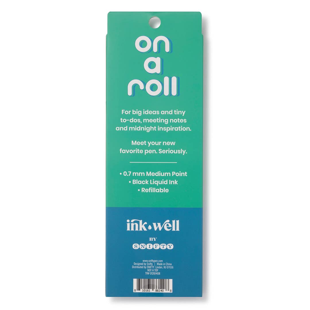 ON A ROLL PEN - AQUA/MARINE