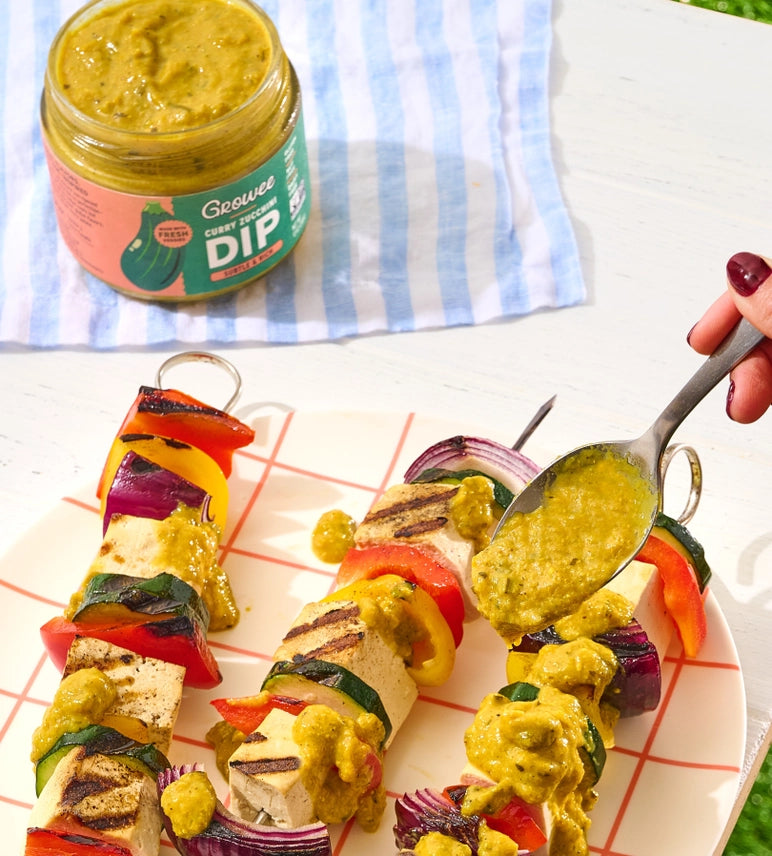 Indian Curry Zucchini Dip, Sauce, Spread, Plant-based