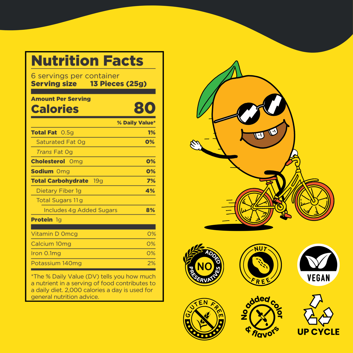MMM Mango - Natural Fruit Snacks - Dried Fruit Bites