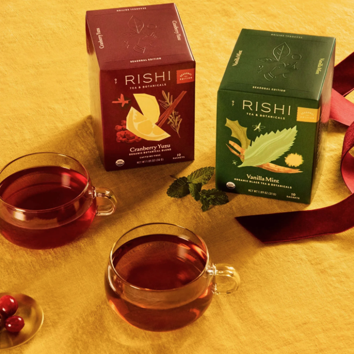 Vanilla Mint Seasonal Black Tea Blend Sachets