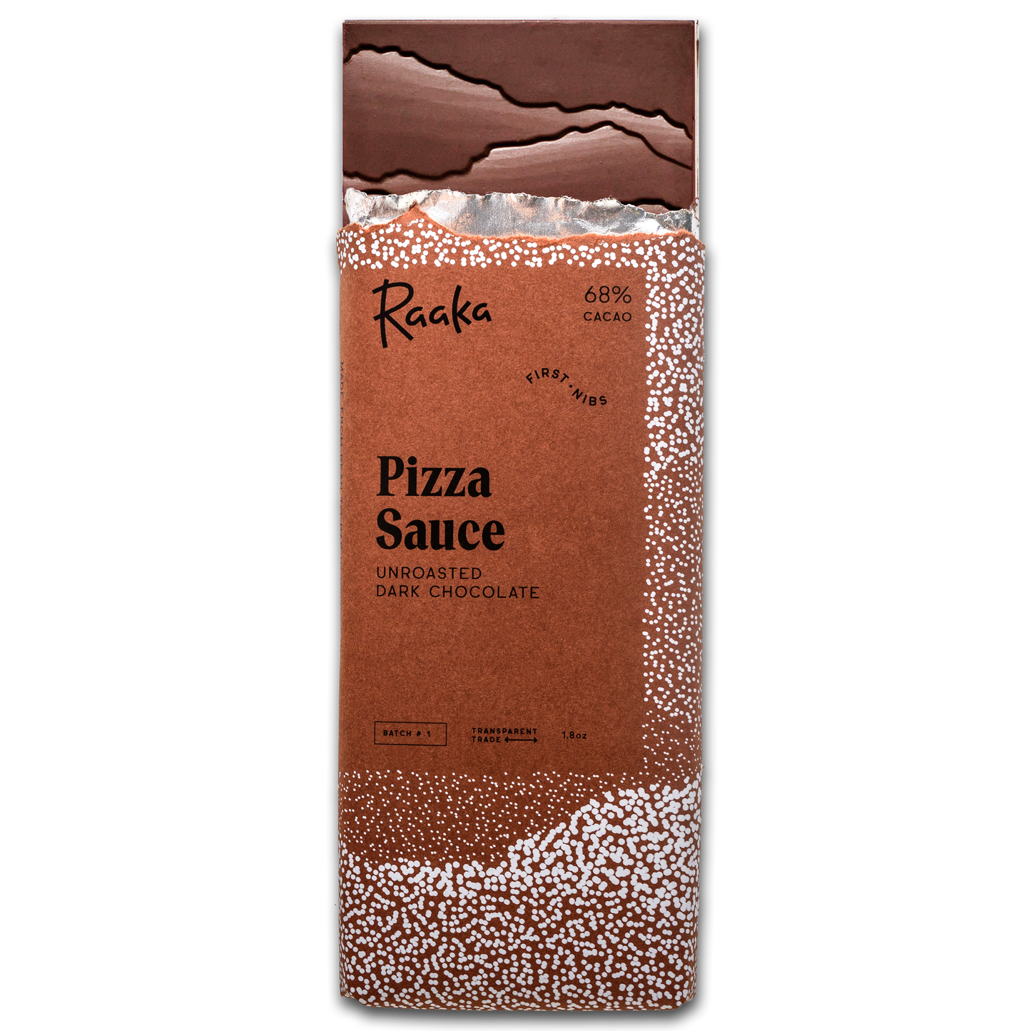 68% Pizza Sauce Chocolate Bar - Limited Edition Batch