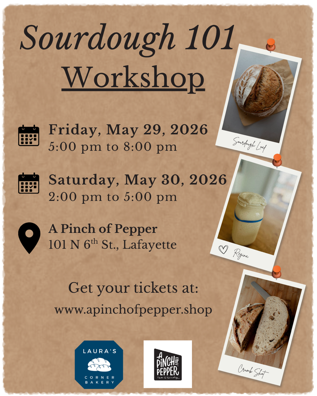 Sourdough 101 with Laura!