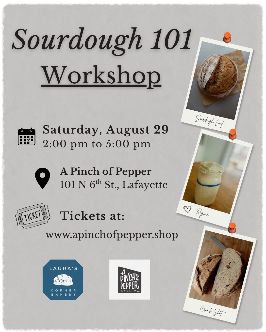 Sourdough 101 with Laura!