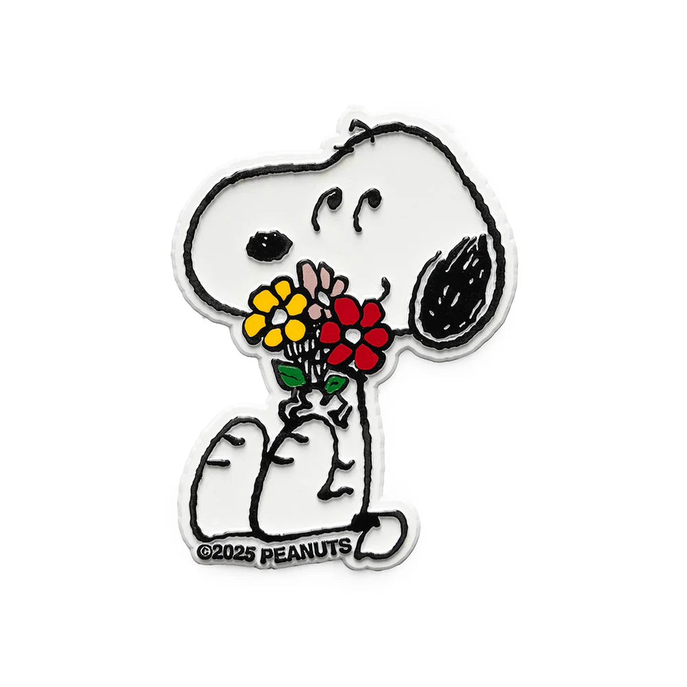 3P4 x Peanuts® - Snoopy Flower Bouquet Magnet
