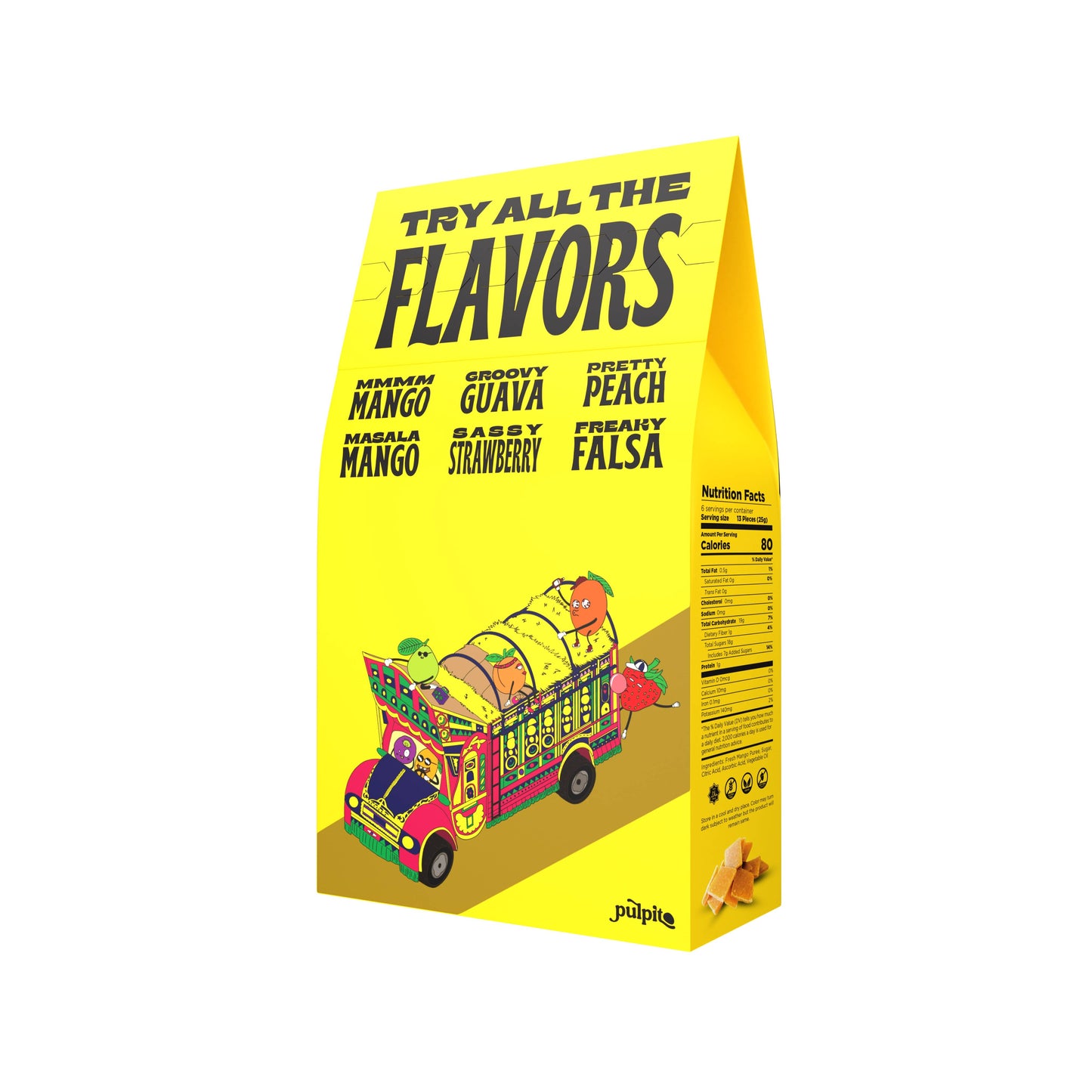 MMM Mango - Natural Fruit Snacks - Dried Fruit Bites