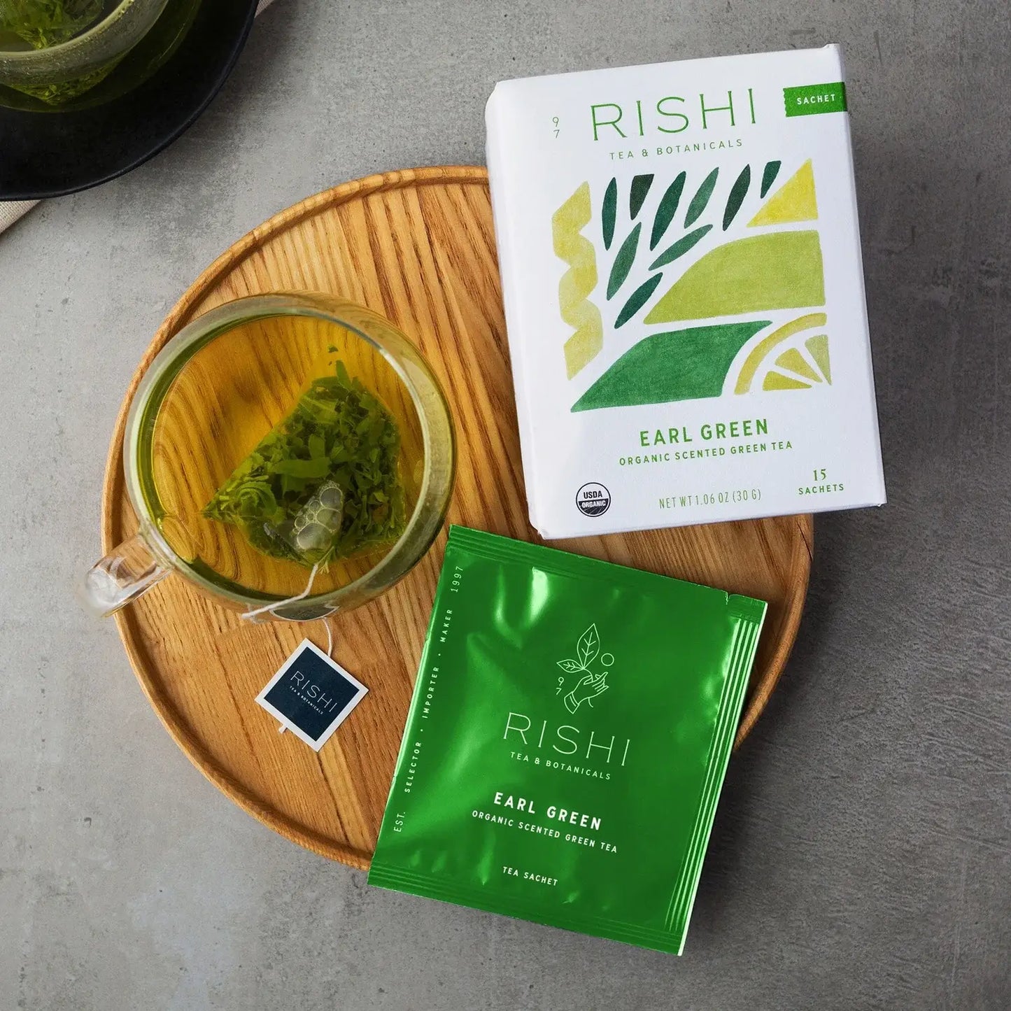 Earl Green Organic Scented Green Tea Sachets