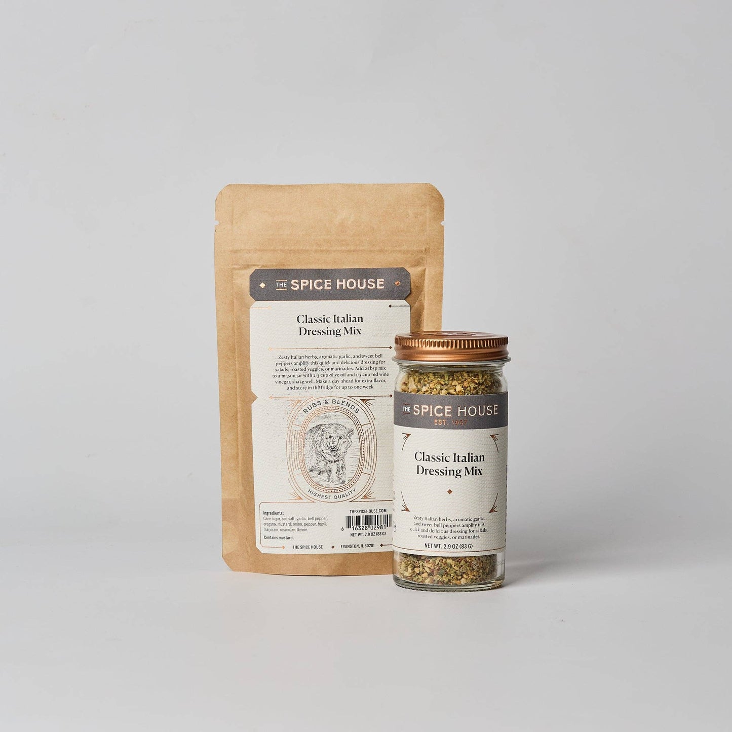 Classic Italian Dressing Mix: Flatpack