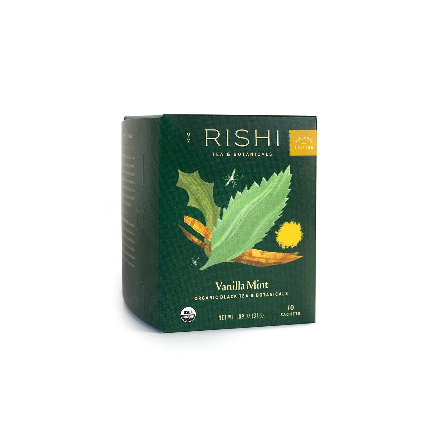 Vanilla Mint Seasonal Black Tea Blend Sachets