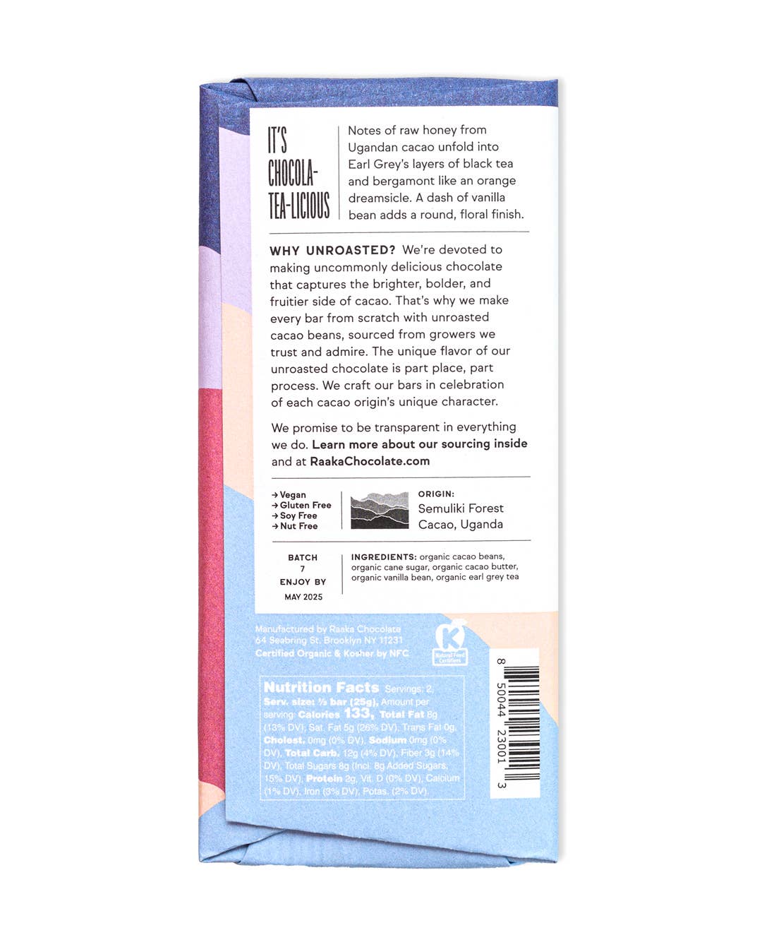 68% Earl Grey Tea Chocolate - Spring Limited Batch