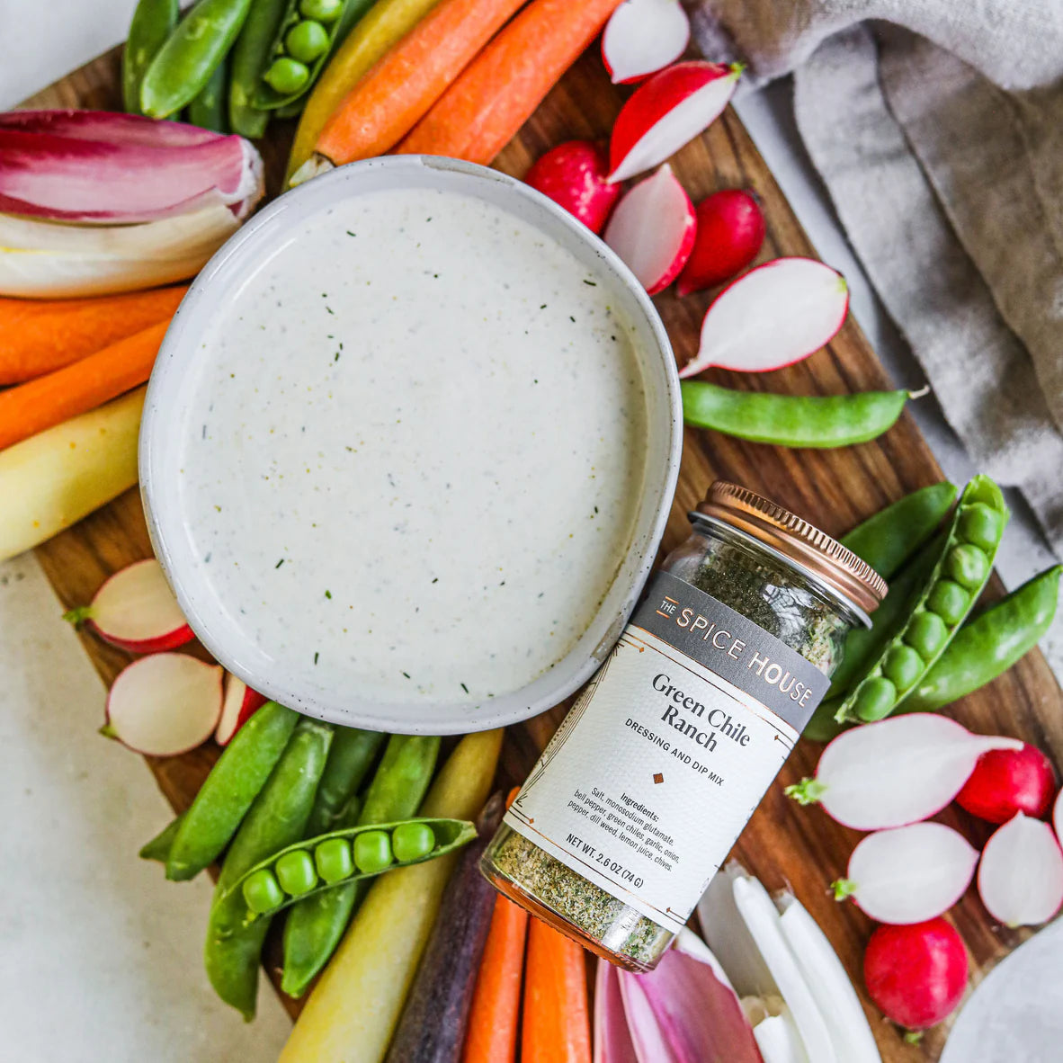 Green Chile Ranch Dressing and Dip Mix: Flatpack
