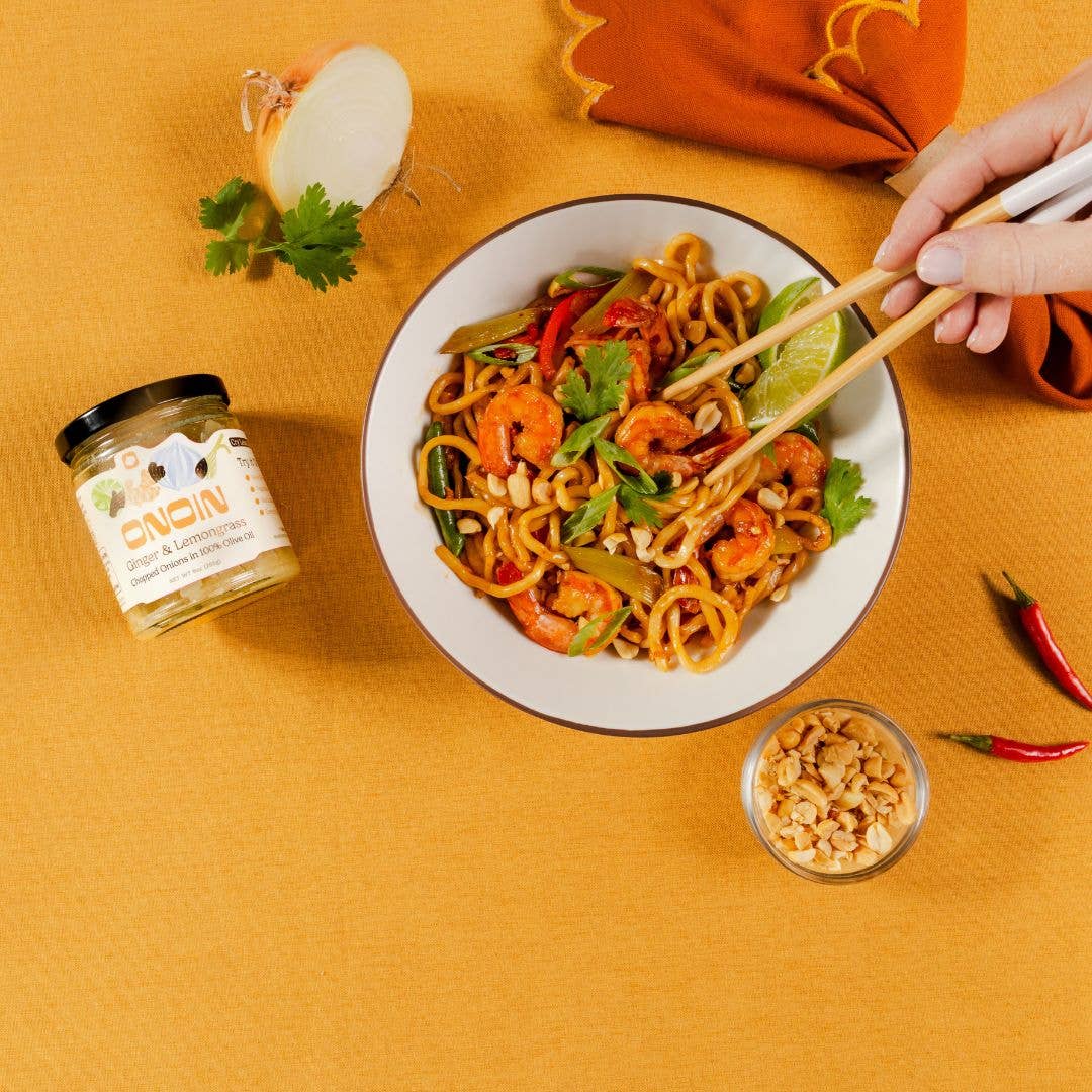 Ginger Lemongrass Chopped Onions - Gourmet Condiment & Sauce