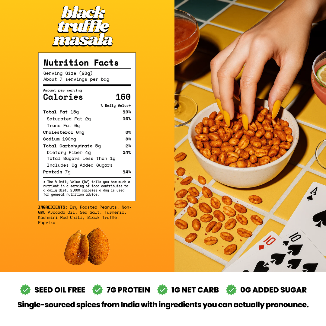 Black Truffle Masala Dry Roasted Peanuts