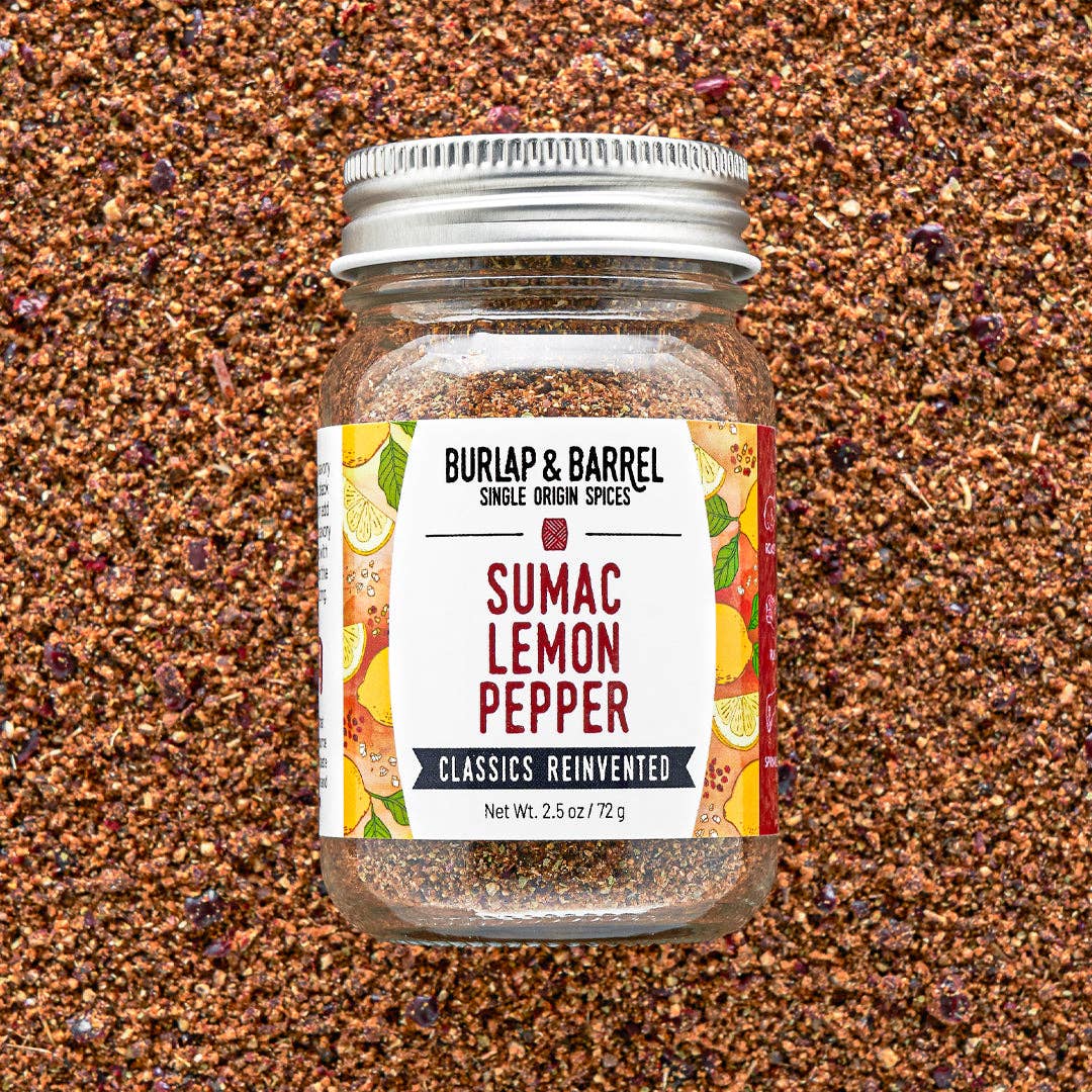 Sumac Lemon Pepper- Single Origin Spice & Seasoning Blend