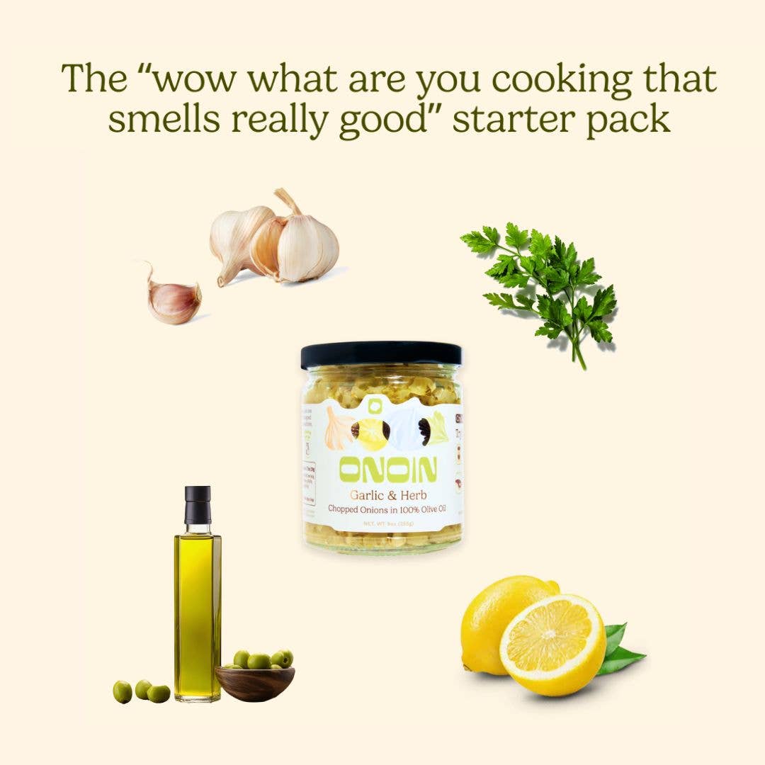 Garlic & Herb Chopped Onions – Gourmet Condiment & Sauce