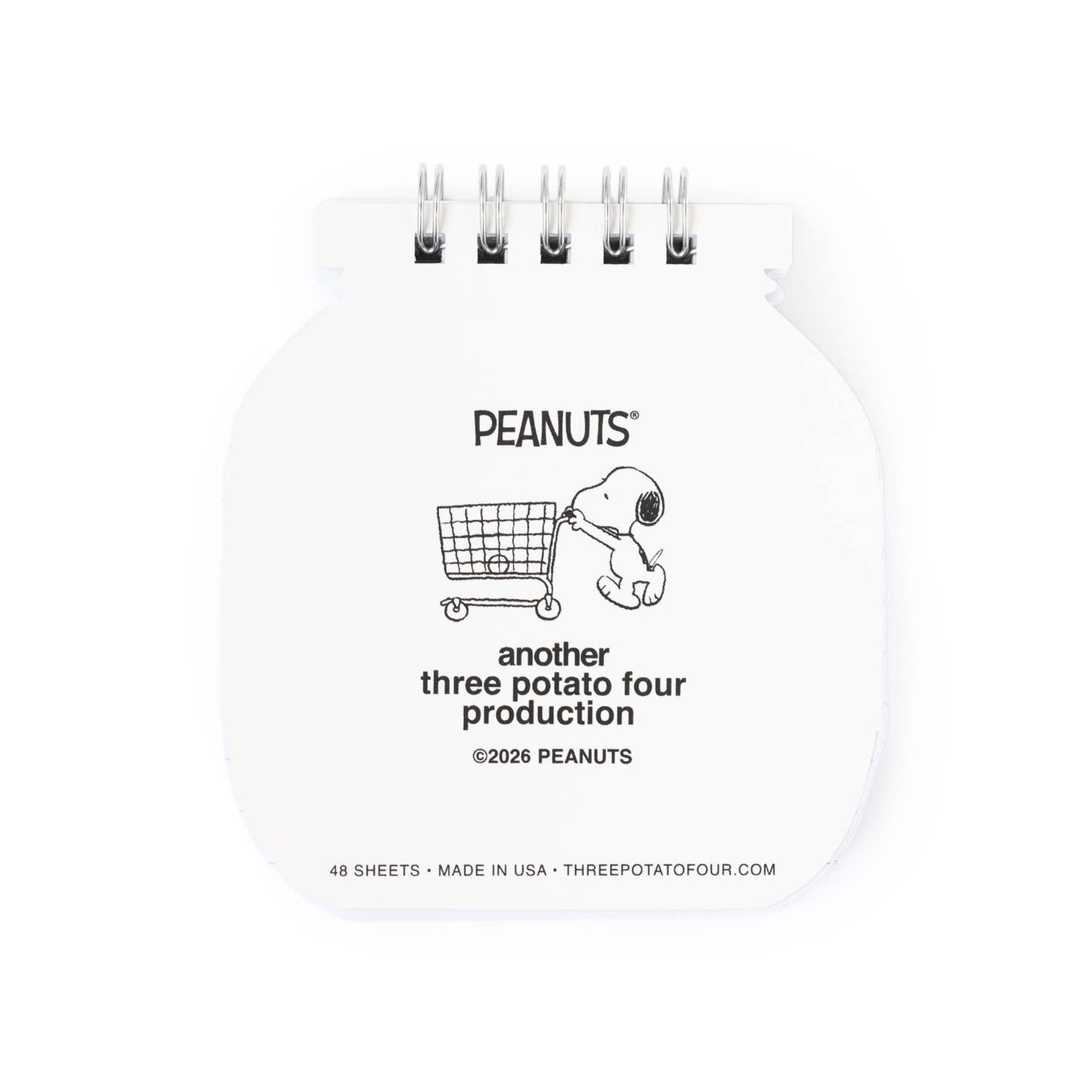 3P4 x Peanuts® Grocery - Snoopy Pickle Jar Mini Notebook