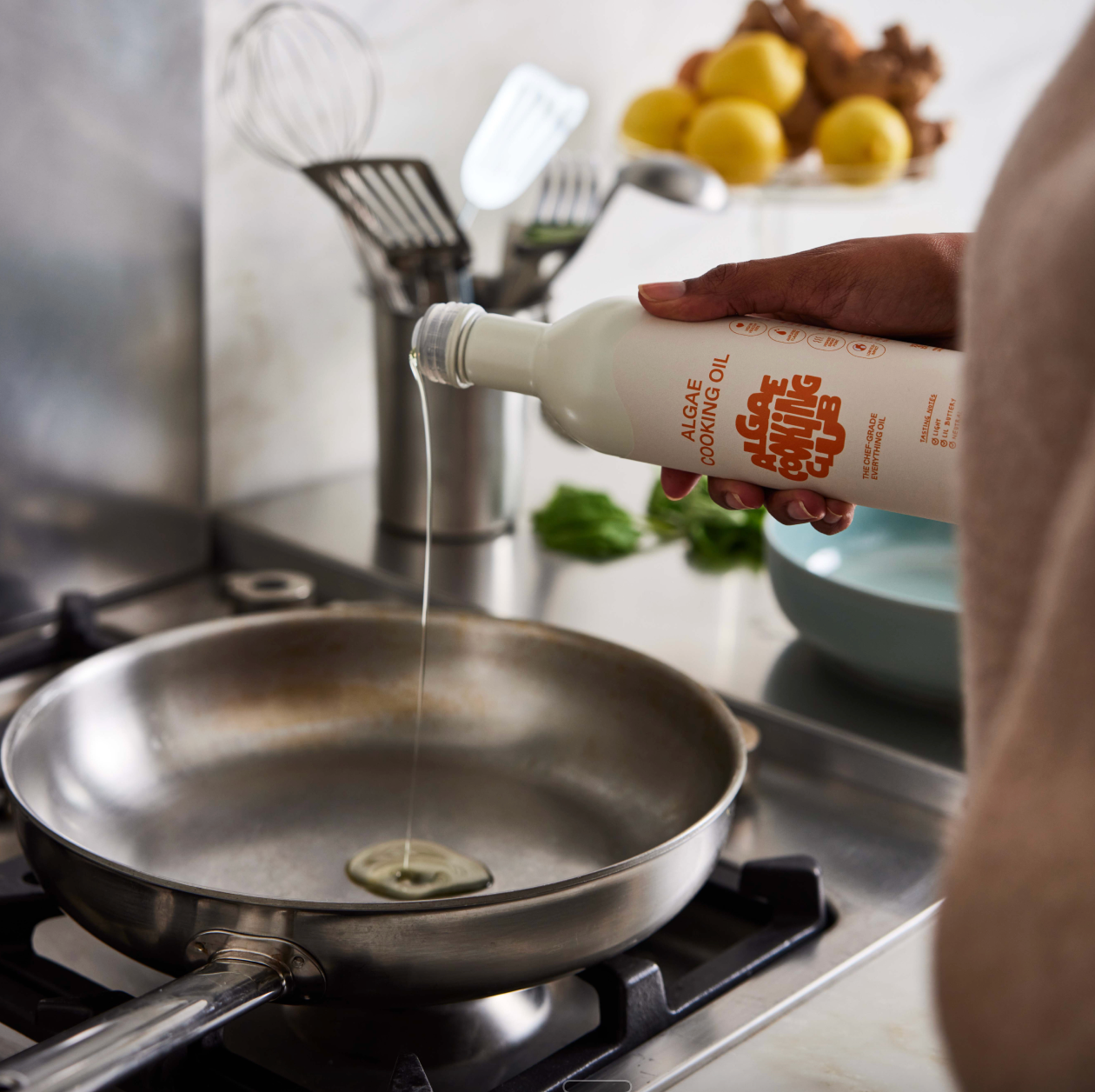 Chef-Grade Algae Cooking Oil