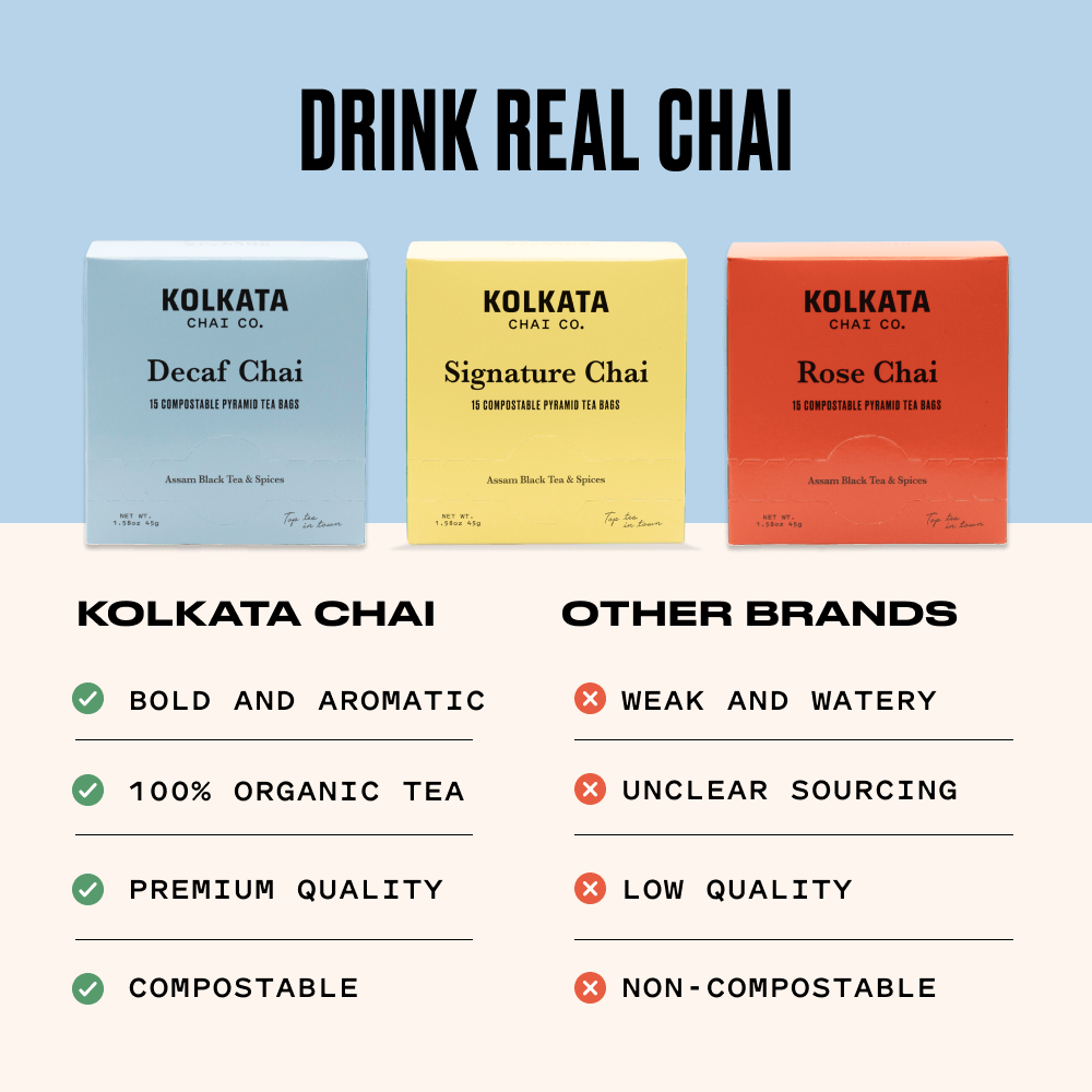 Masala Chai Tea Bags : Rose