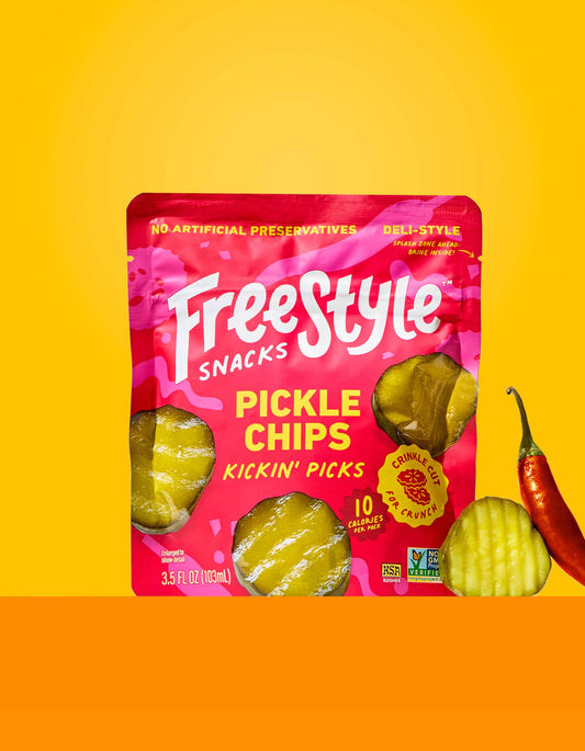 Kickin' Picks Pickle Chips