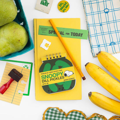 3P4 x Peanuts® Grocery - Snoopy Pickle Jar Mini Notebook