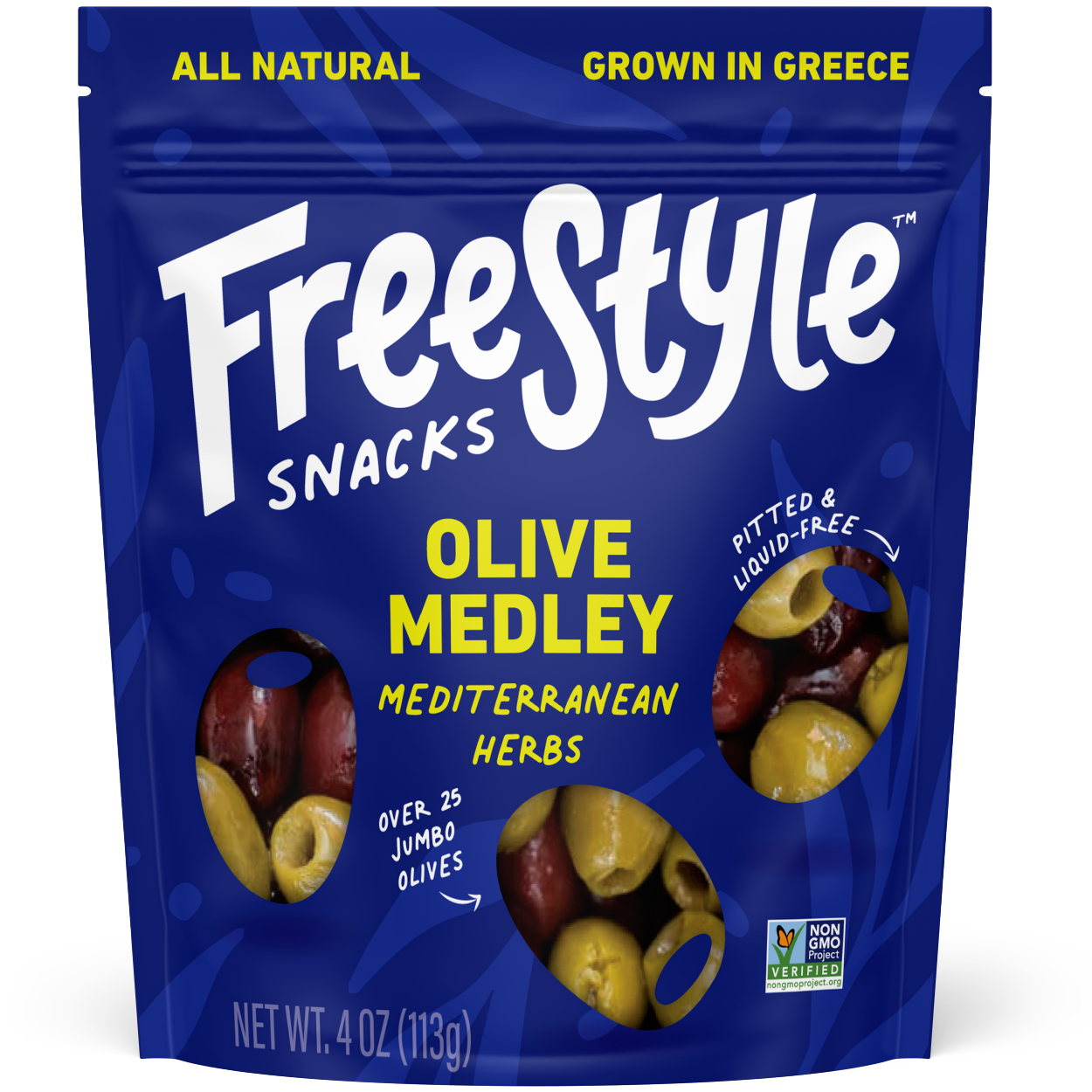 Mediterranean Herb Olive Medley--Resealable Pack