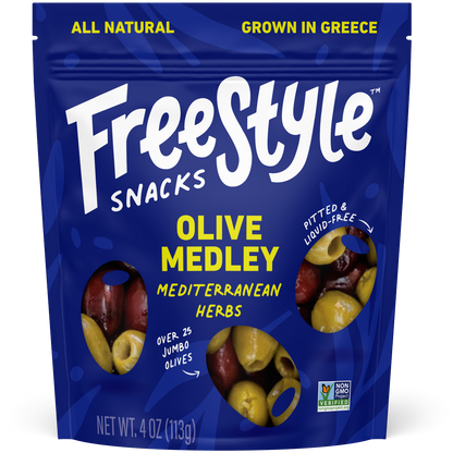 Mediterranean Herb Olive Medley--Resealable Pack