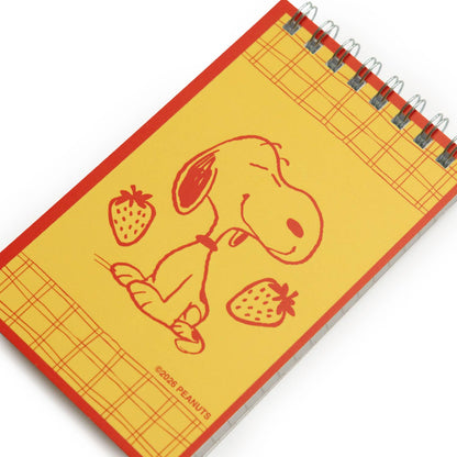 3P4 x Peanuts® - Snoopy Strawberry Mini Notebook