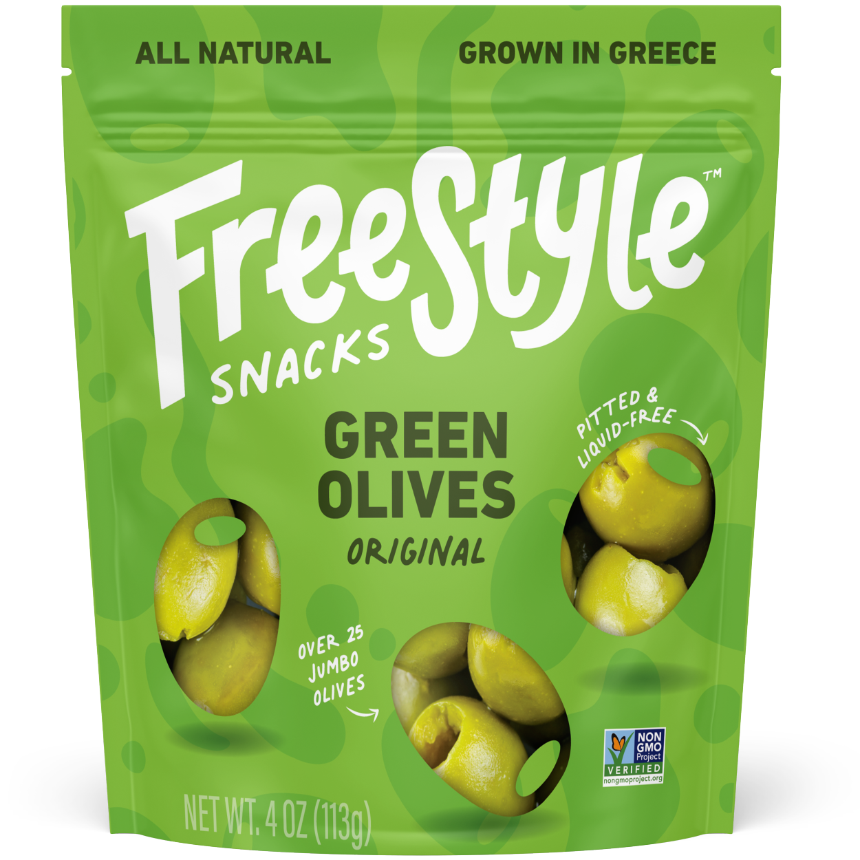 Green Olives - Resealable Pack