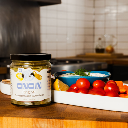 Chopped Onions in Olive Oil -  Gourmet Condiment & Sauce