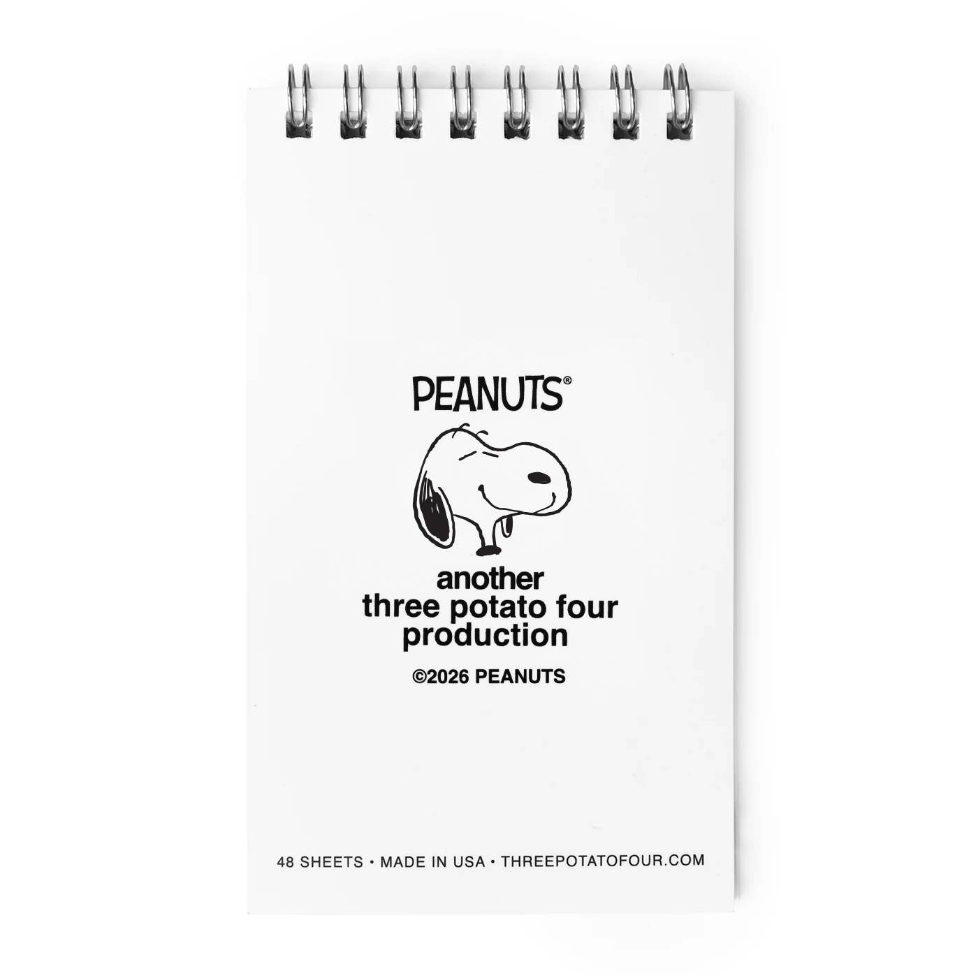 3P4 x Peanuts® - Snoopy Strawberry Mini Notebook