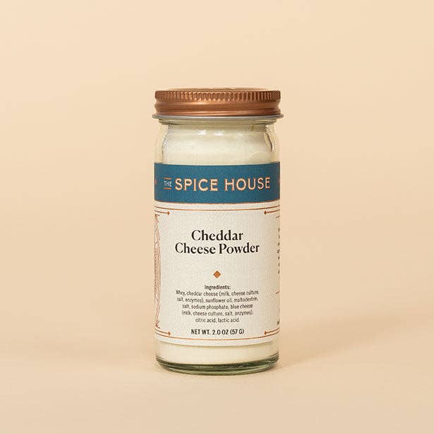Cheese Powder, White Cheddar: Jar, 1/2 cup, 2.0 oz