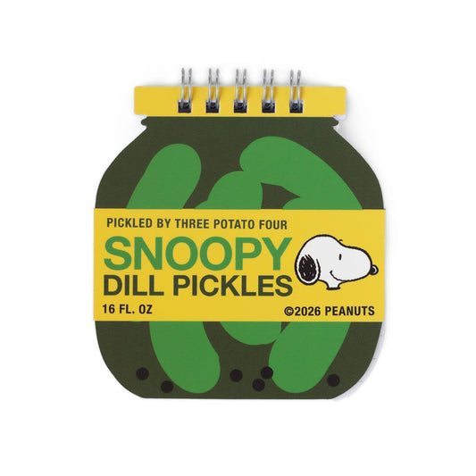 3P4 x Peanuts® Grocery - Snoopy Pickle Jar Mini Notebook