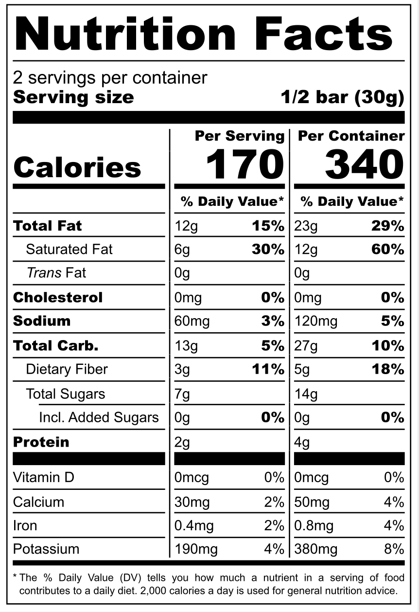 Salty | 63% Cupuaçu Bar
