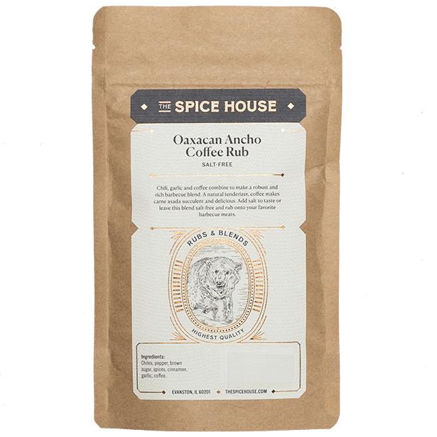 Oaxacan Ancho Coffee Rub: 6 pack, Flatpack, 1/2 Cup