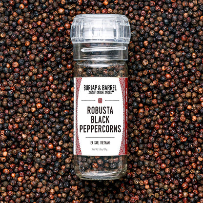 Robusta Black Peppercorns - Single Origin Spice & Seasoning