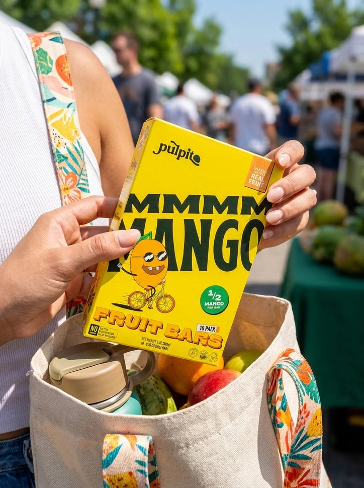 Mmm Mango - Natural Fruit Snacks - Dried Fruit Bar