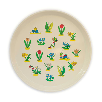 3P4 x Richard Scarry® - Floral Large Round Tray
