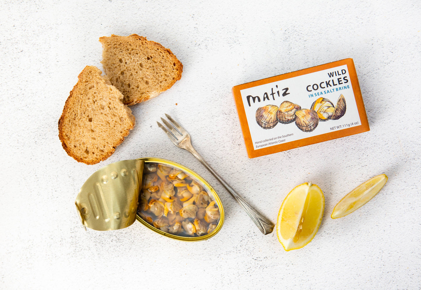 Matiz Wild Cockles in Brine - 4 oz Tin