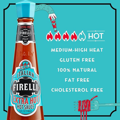 FIRELLI "EXTRA HOT" Italian Hot Sauce