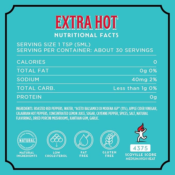 FIRELLI "EXTRA HOT" Italian Hot Sauce