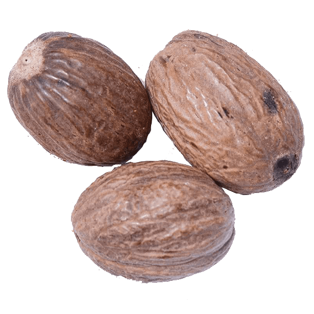 Nutmeg, Whole: Jar, 5-7 seeds