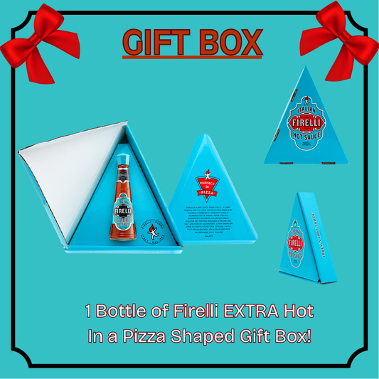 Holiday Gift Box FIRELLI "EXTRA HOT" Italian Hot Sauce