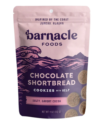 Chocolate Shortbread Cookies with Kelp