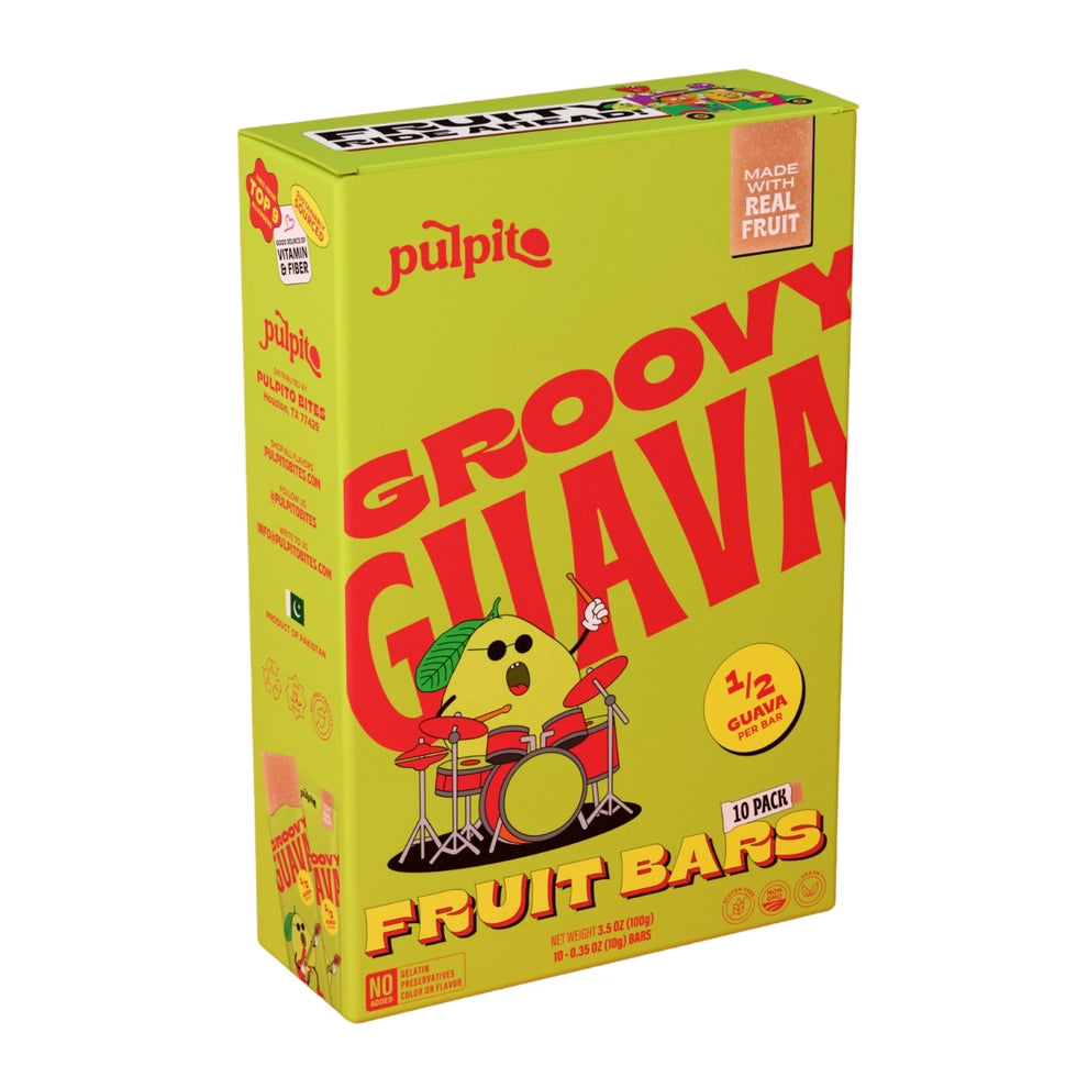 Groovy Guava - Natural Fruit Snacks - Dried Fruit Bars
