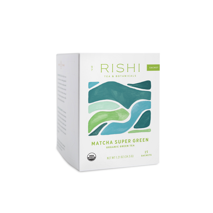 Matcha Super Green Organic Green Tea Sachets