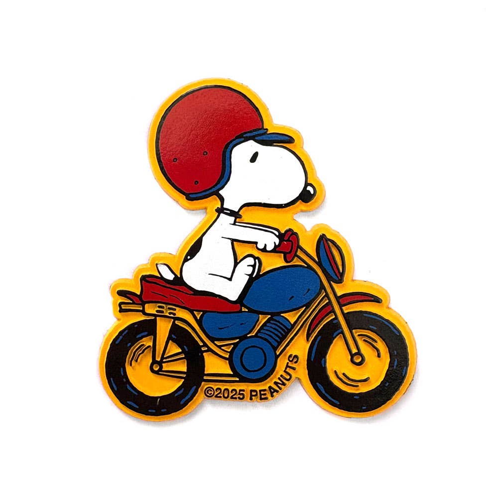 3P4 x Peanuts® - Snoopy Motorcycle Magnet