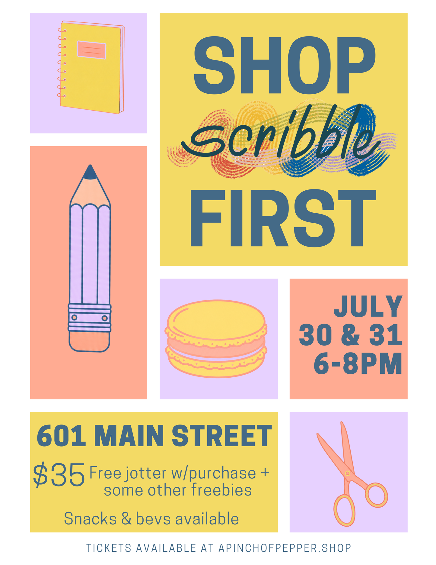 Scribble Stationery Pop-up VIP Early Shopping Experience