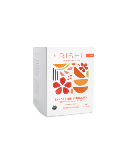 Tangerine Hibiscus Organic Herbal Tea Sachets