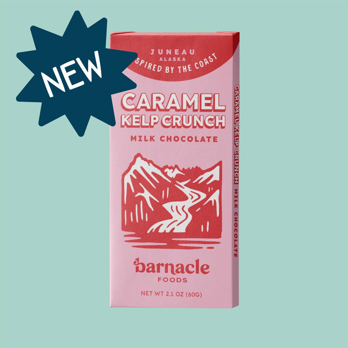 Caramel Kelp Crunch Milk Chocolate (2.1 oz)